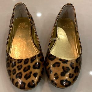 Girls Size 11 Leopard Crewcuts Ballet Flats